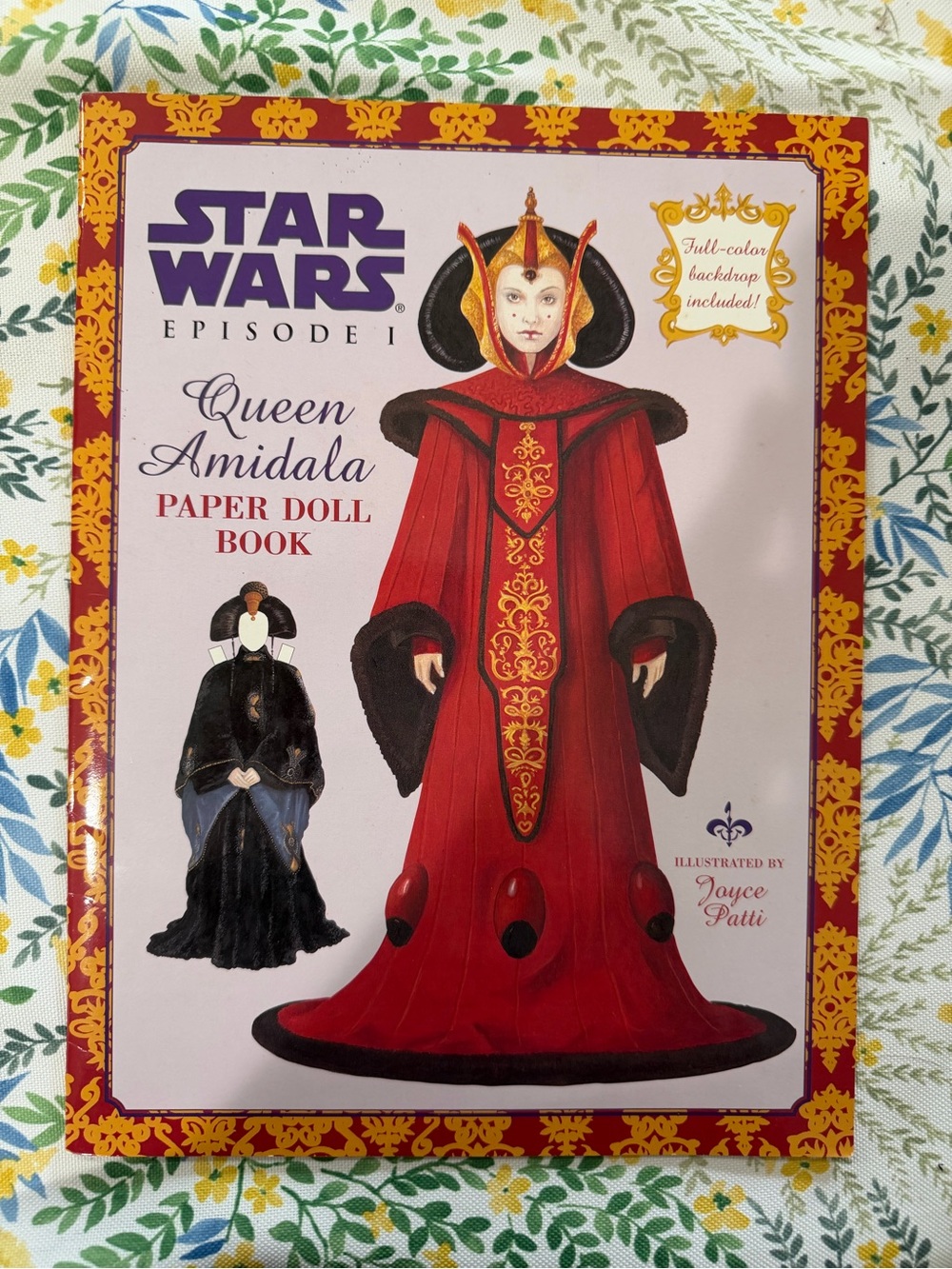 Star Wars Paper Doll Book with Red, Black & Purple Costumes